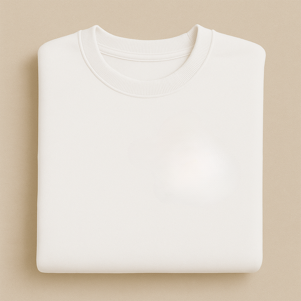 Sweat brodé unisexe personnalisable / Blanc
