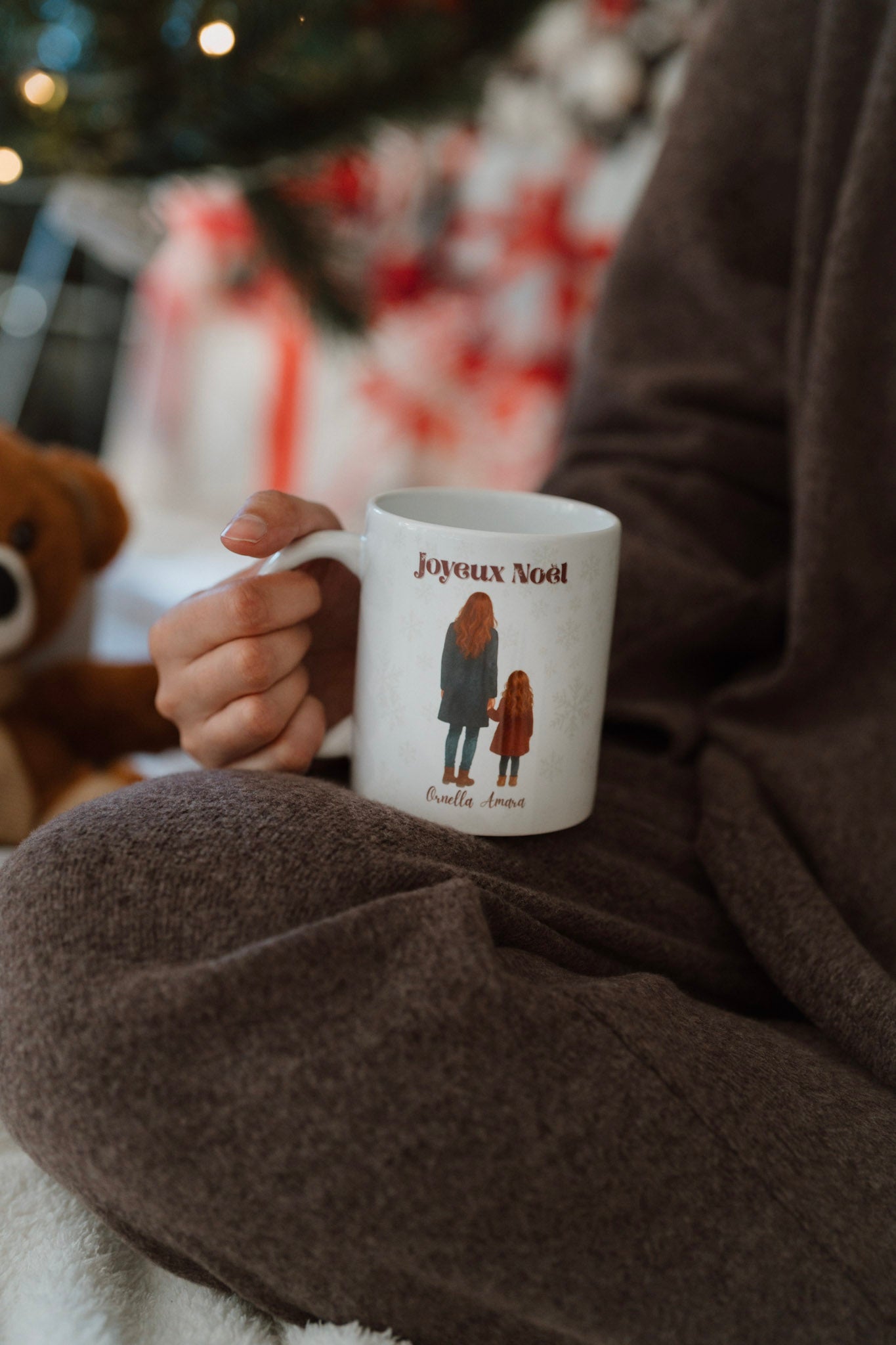 Ensemble Homewear cosy đ - Chocolat (fabriquĂ© en France đ«đ·)