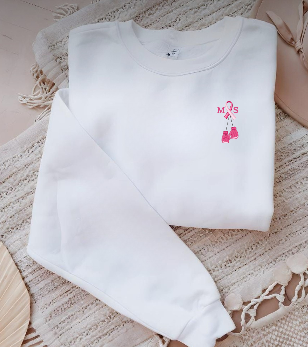 Sweat blanc personnalisable / Unisexe