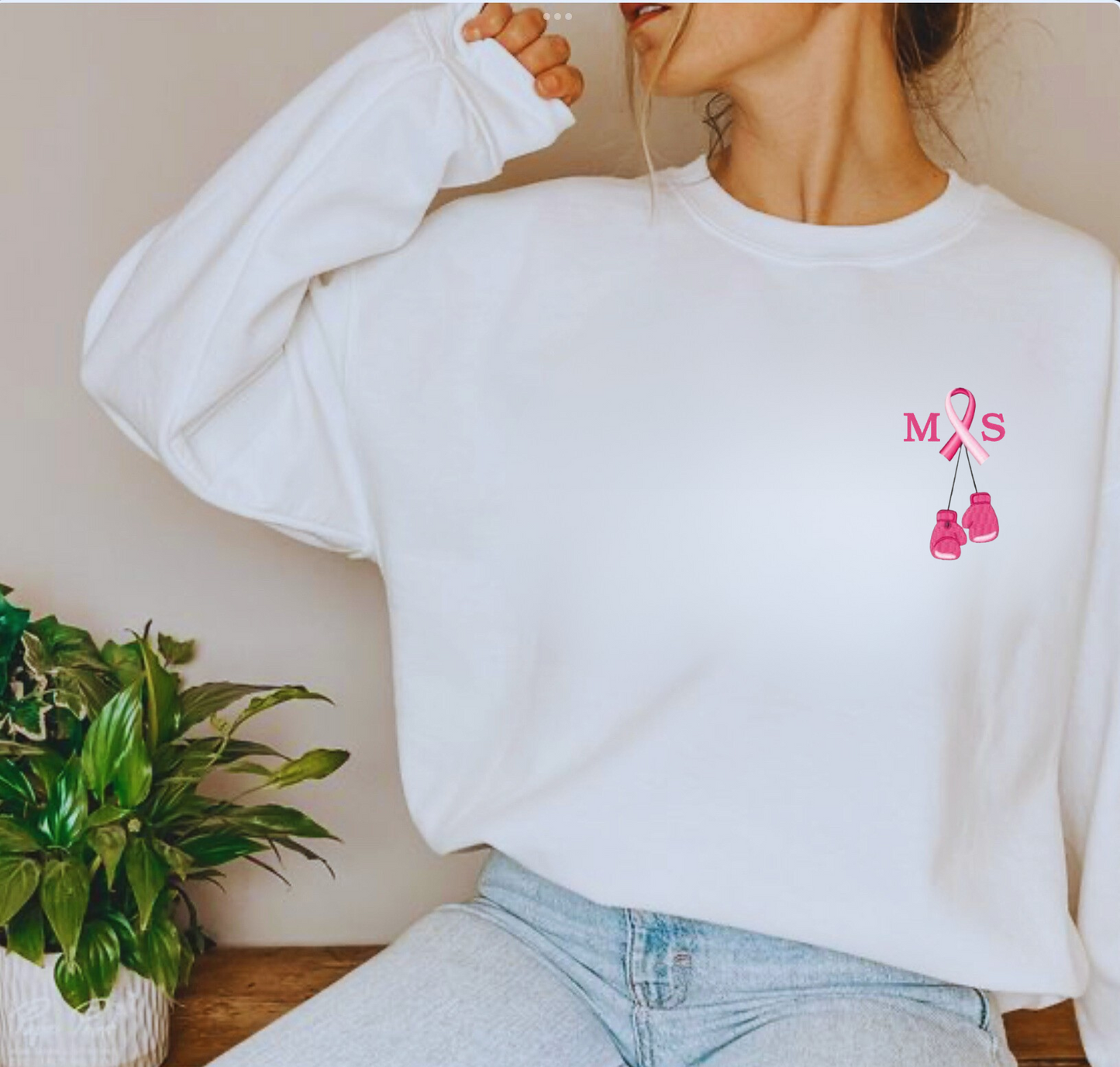 Sweat blanc personnalisable / Unisexe