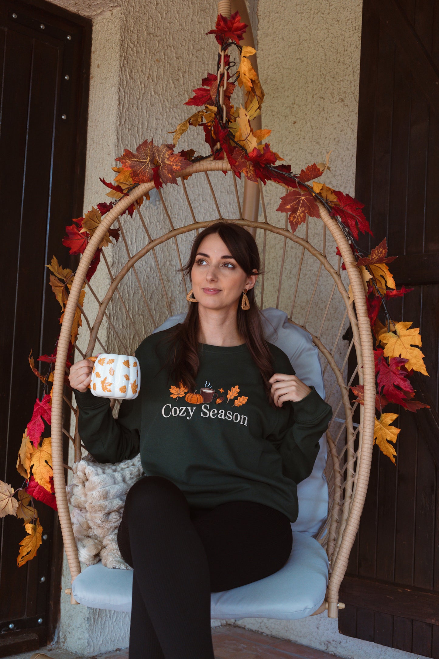 Sweat brodé "Cozy season"