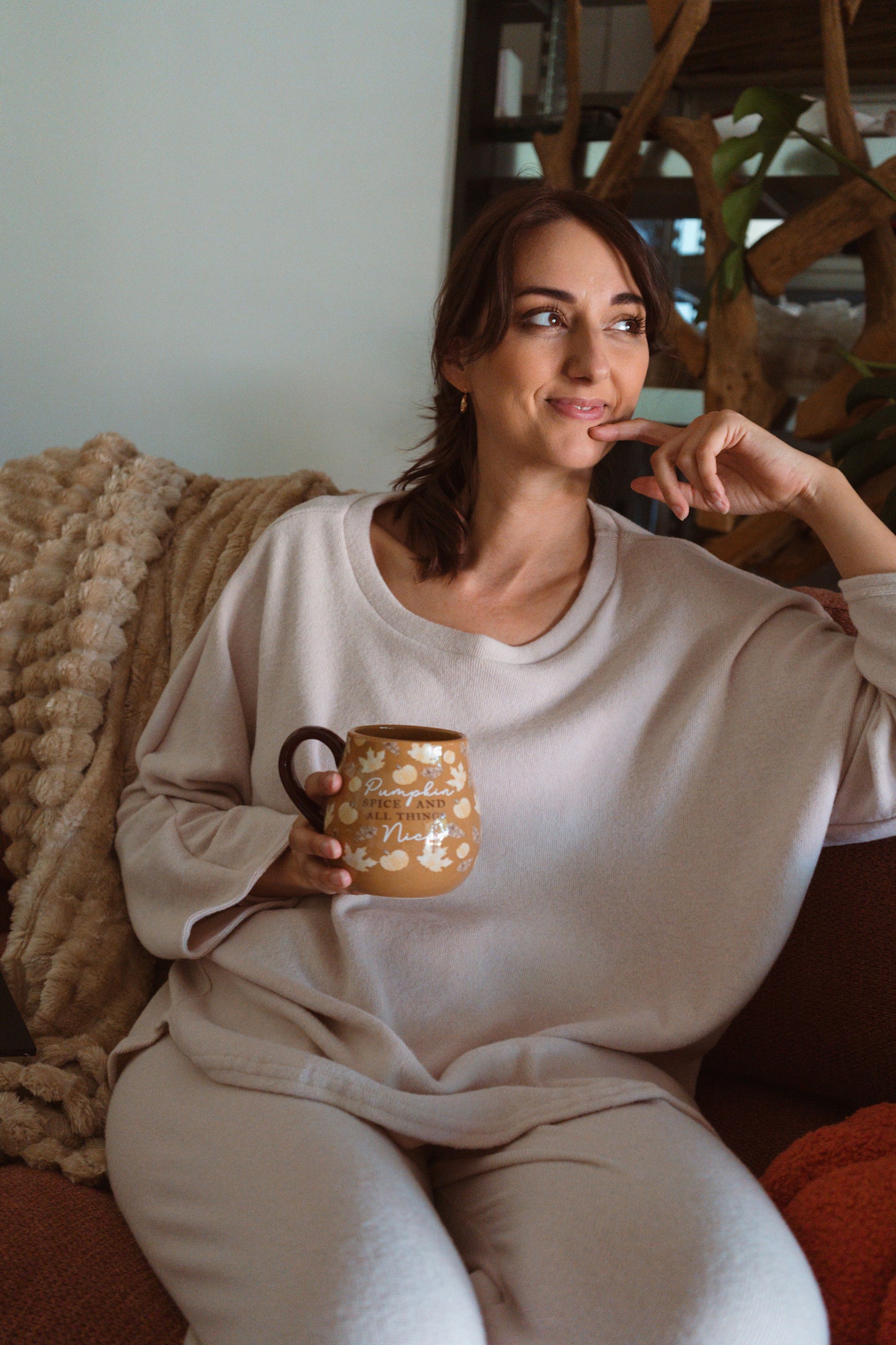 Ensemble Homewear cosy 🍁 - Beige (fabriqué en France 🇫🇷)