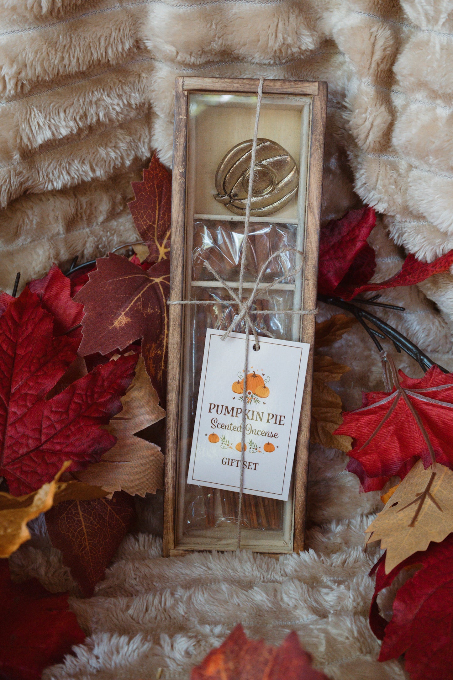 Coffret d'encens d'automne à la tarte à la citrouille 🎃