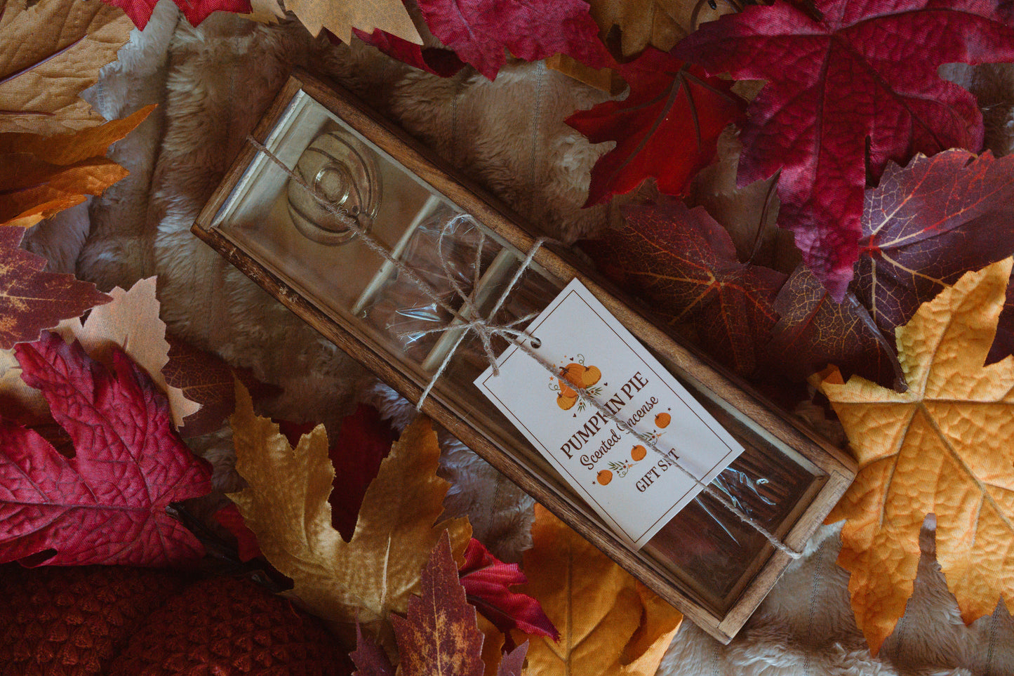 Coffret d'encens d'automne à la tarte à la citrouille 🎃