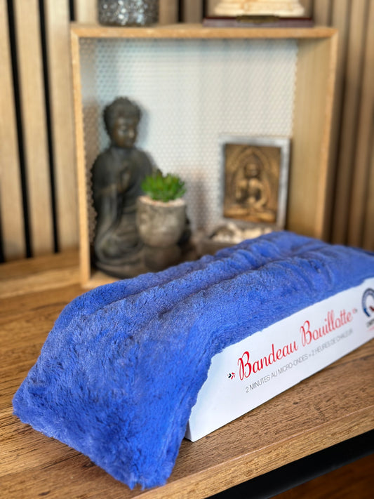 Bouillotte bandeau / Bleu roi
