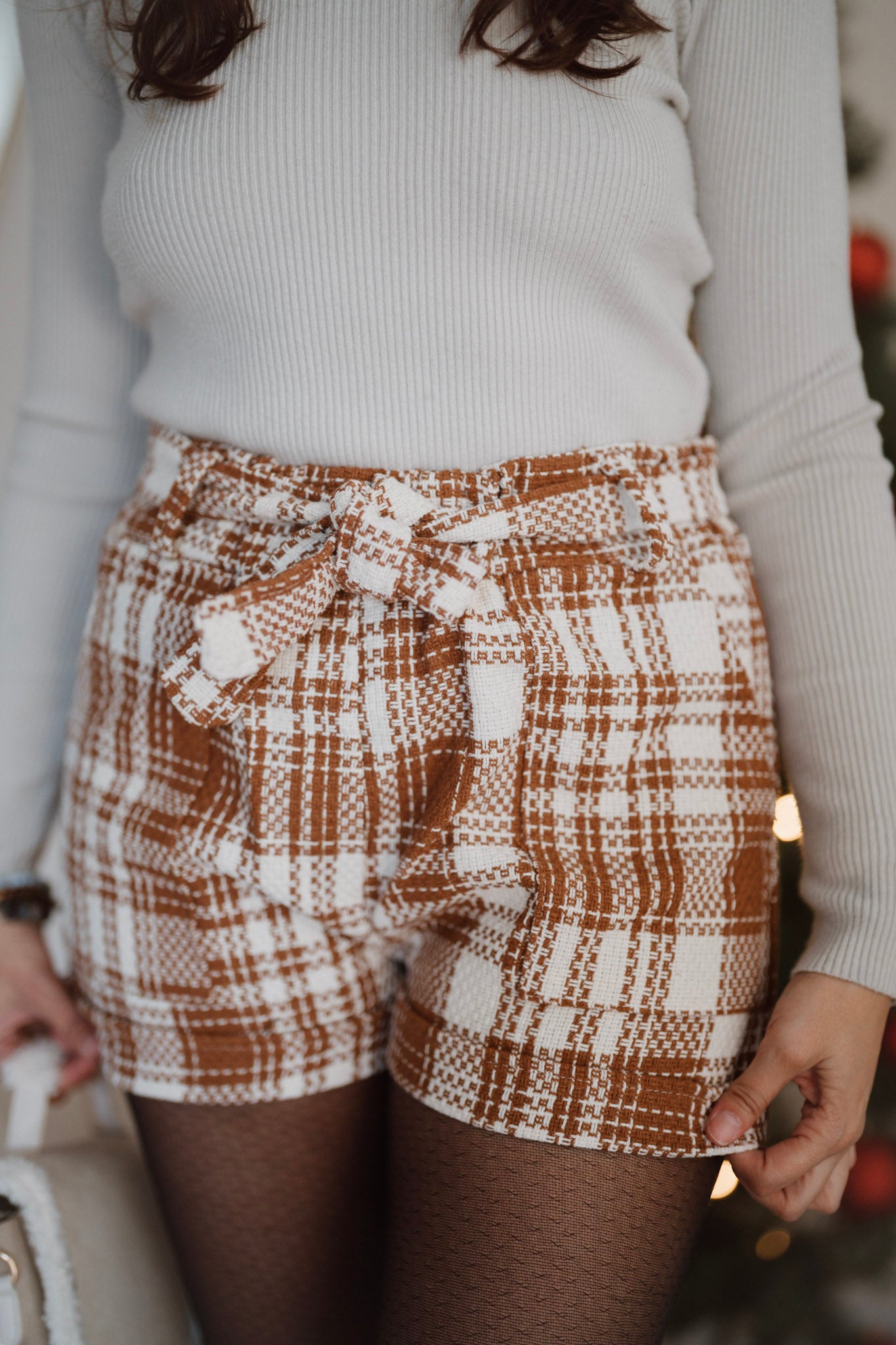 Short en tweed