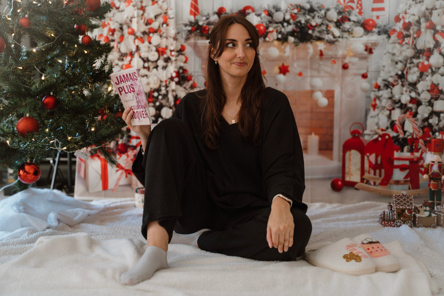 Ensemble Homewear cosy 🍁 - Noir (fabriqué en France 🇫🇷)