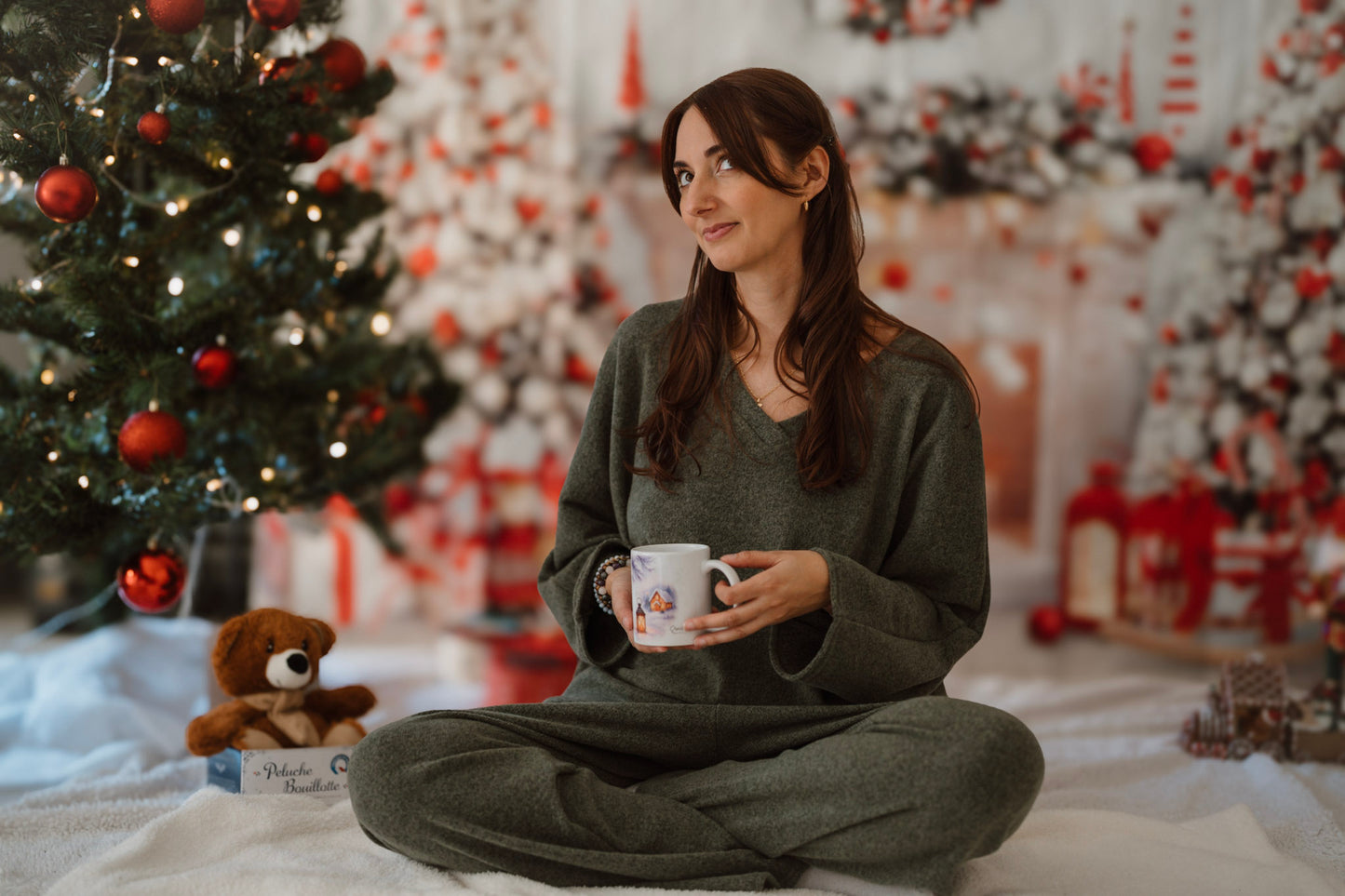 Ensemble Homewear cosy 🍁 - Kaki (fabriqué en France 🇫🇷)