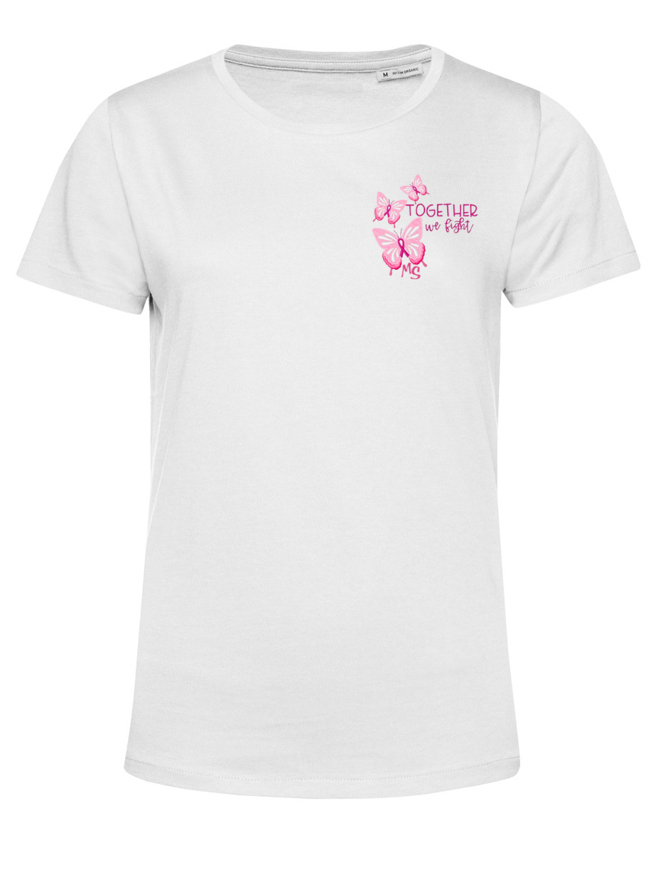 T-shirt blanc droit personnalisé