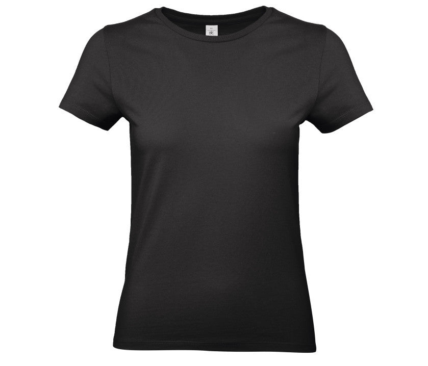 T-shirt noir cintré personnalisé